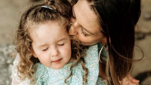 Kate Malvenan with her three-year-old daughter Annabelle.