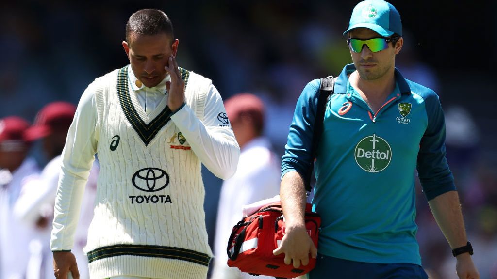 Usman Khawaja set to face more concussions tests after retiring hurt due to 'nasty bouncer' 