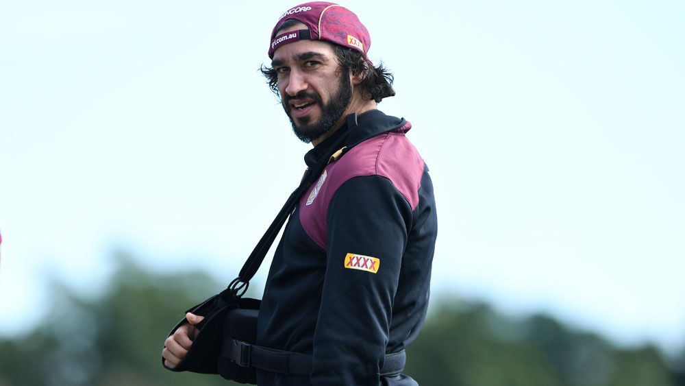 Injured Queensland five-eighth Johnathan Thurston tells Maroons don't win Origin for me