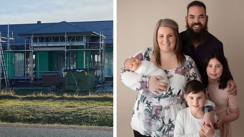 Kassie Suter and her husband thought they had successfully applied for the HomeBuilder grant but were told there was no record of their application.