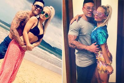 She's got a boyfriend who she regularly appears in her hot shots on Instagram. She calls him "My Boo"/ "BoyFee" and "Munkee".<br/><br/>Images: Instagram