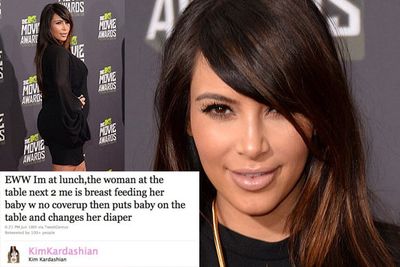 We bet Kim K regrets dissing this mum!<br/><br/>(Image: Getty/Twitter)