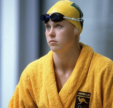 Lisa Curry waiting before a race