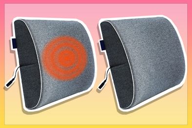 9PR: Techshining Heated Lumbar Support Cushion
