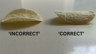The correct and incorrect ways in which to eat a Pringle