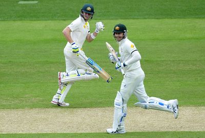 Australia finally declared for a mammoth score of 7/517.