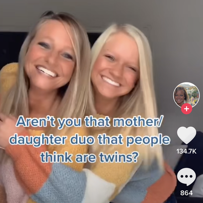 Mother and Daughter Are Like Twins