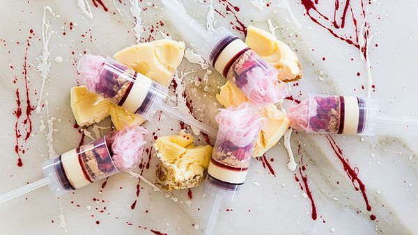 Anna Polyviou's Berry Me in Cheesecake push pops