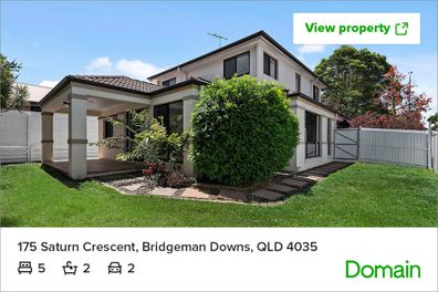 Real estate Brisbane house auction garden listing Domain