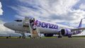 Bonza passengers board plane