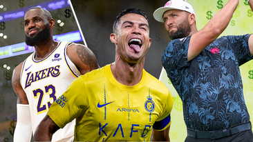 LeBron James, Jon Rahm and Cristiano Ronaldo are among the top earning sports stars according to Forbes.