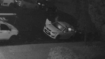 Dramatic CCTV released after car fire and public place shooting linked in Greenacre.