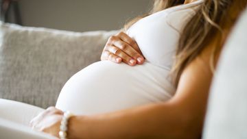 A stock photo of a pregnant woman.