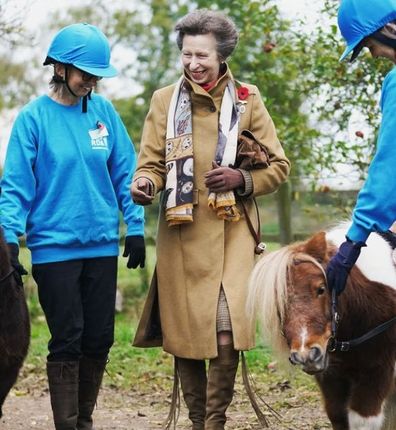 Princess Anne with horses RDA