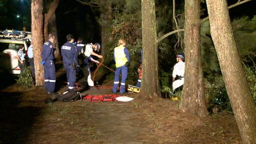 Man suffers deep cuts to the head after plunging 10m down a cliff in north Sydney