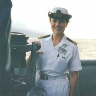 Naval intelligence officer Tamara Sloper Harding grew up in a military family and wanted to join the ADF to help people.