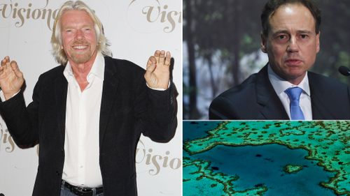Richard Branson backpedals after weighing in on controversial Great Barrier Reef UNESCO ‘danger’ status