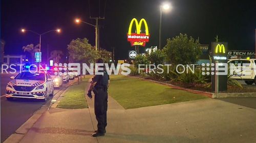 Police were called to the Minyama fast food restaurant. (9NEWS)
