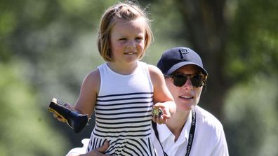 Zara Tindall with daughter Mia