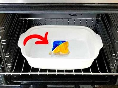 Grandma's tricks & Tips facebook page shares dishwasher tablet oven cleaning hack