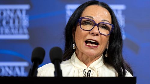 Minister for Indigenous Australians Linda Burney during an address to the National Press Club