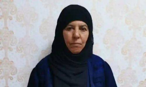 Turkish officials provided this picture of a woman they say is Rasmiya Awad, the sister of slain Islamic State leader Abu Bakr al-Baghdadi.
