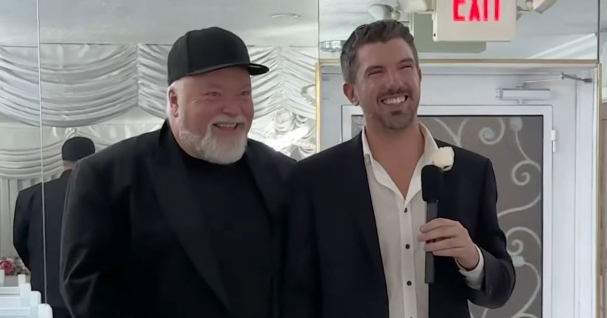 Brooklyn Ross wedding: Kyle Sandilands walks newsreader down the aisle as he marries in Las Vegas