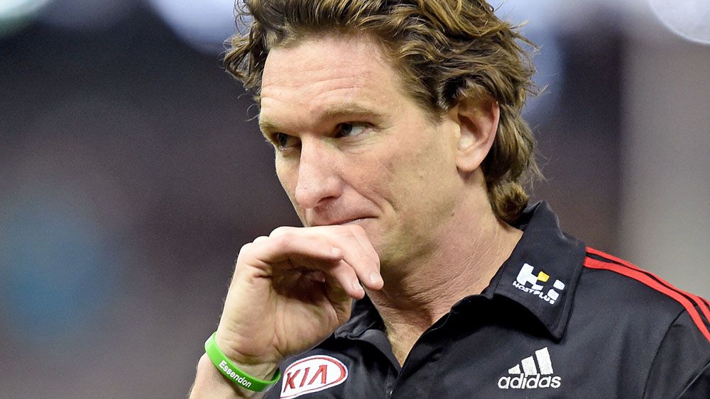 James Hird is reportedly happy to hand out the Norm Smith Medal on AFL grand final day. (AAP)