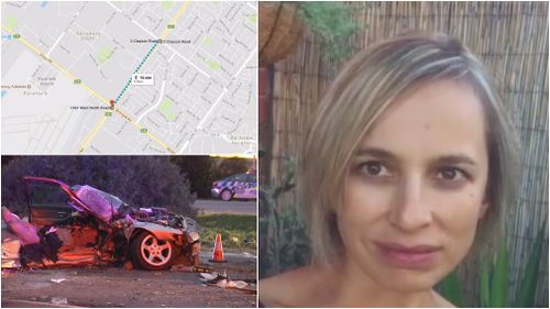 Yesterday's crash occurred just down the road from where Lucy Pavely was killed. (9NEWS)
