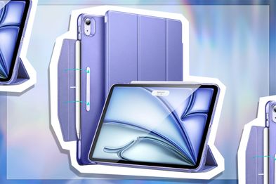 9PR: ESR Trifold Smart Case for Apple iPad Air 11-inch, Lavender