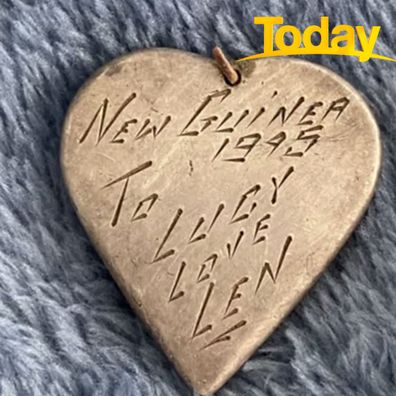 The WWII love charm was found in Kyogle, NSW.