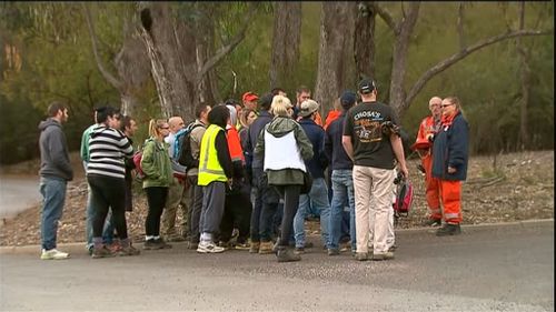 The search parties have included police officials, SES volunteers and campers. (9NEWS)