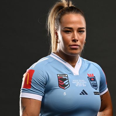 Women's State of Origin NSW Blues captain Isabelle Kelly