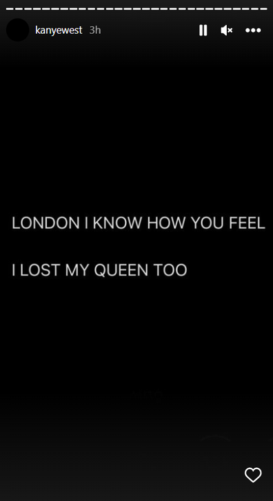 Kanye West makes bizarre post about Queen Elizabeth II.