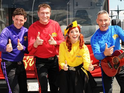 The cast of the Wiggles attends Meet The Wiggles at Pier 78 on August 16, 2013 in New York City.