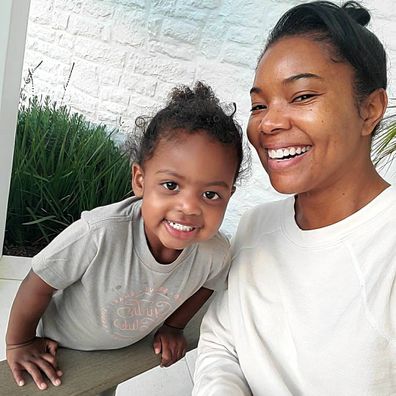 Celebrities, surrogates, gallery, Gabrielle Union and daughter Kaavia James 