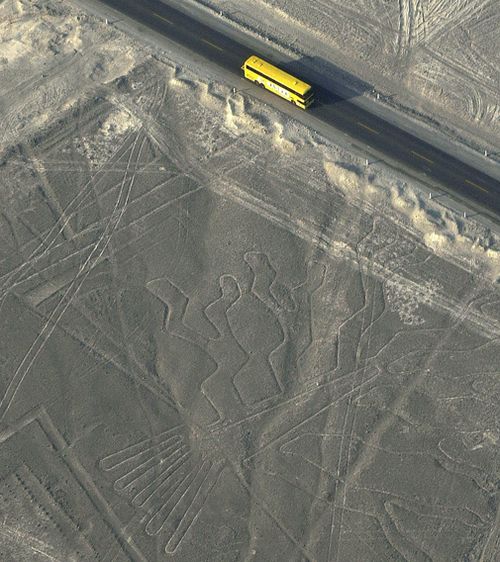 The mummies were found in the arid desert region around Nazca, which is popularly known for the Nazca lines (AAP).