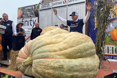 The USA's heaviest-ever giant pumpkin