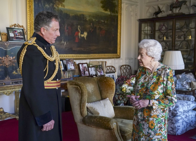 Her Majesty Queen Elizabeth II held an audience at Windsor Castle for General Sir Nick Carter upon the relinquishment of his appointment as Chief of Defence Staff.