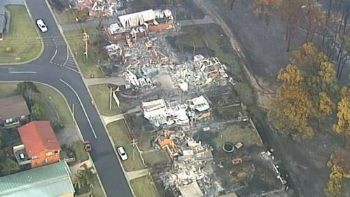 At least 69 homes were destroyed in the fire. (9NEWS)