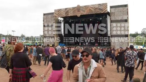 The incident occurred at the Beyond the Valley music festival. (9NEWS)