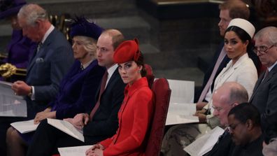 Meghan with royal family