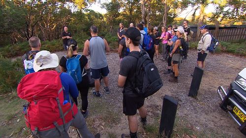 The group met in the Royal National Park south of Sydney for the first of many practice runs.