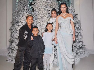 Kim Kardashian and family