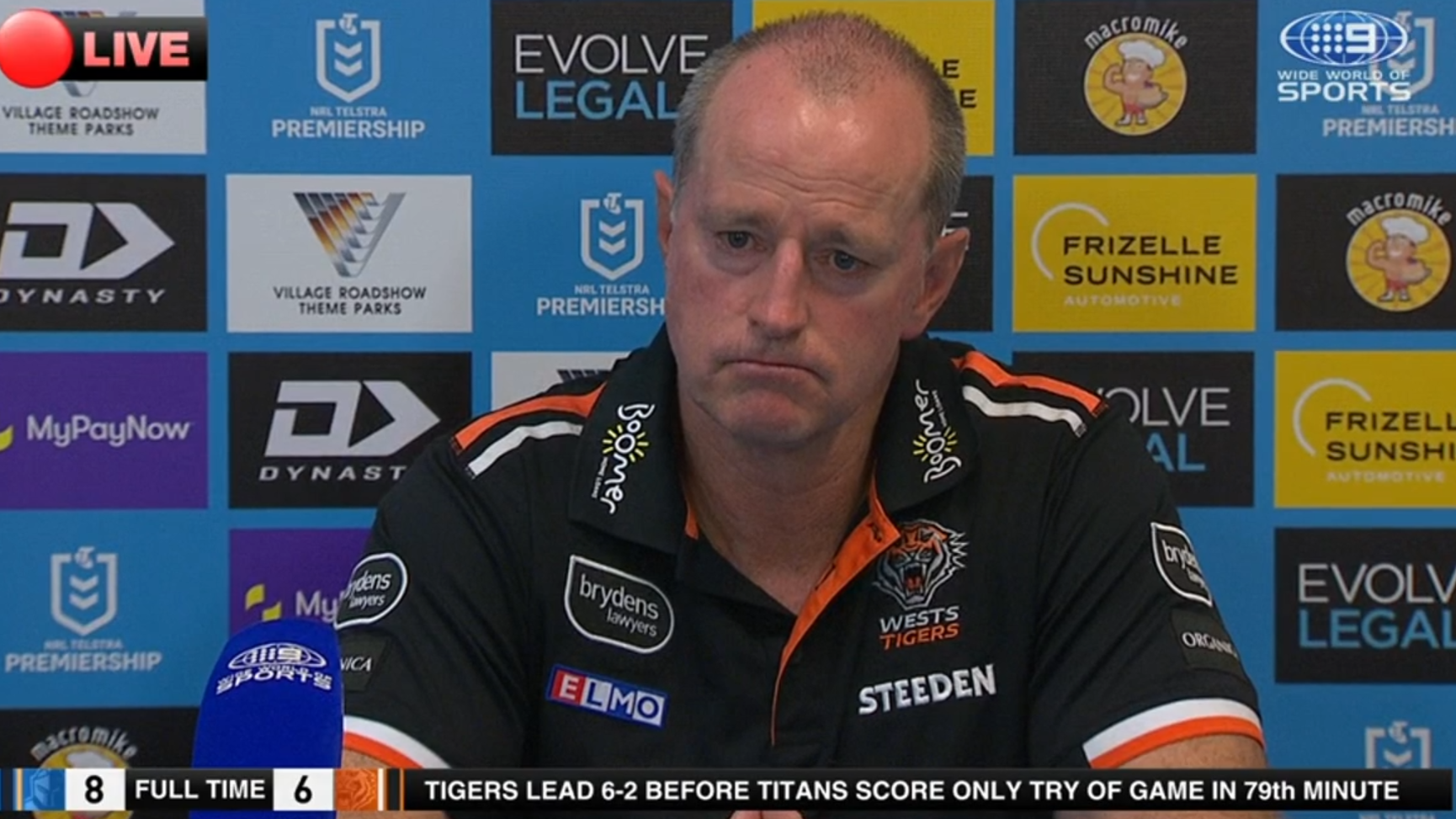 Wests Tigers shattered after last-minute try denies them first win of 2022