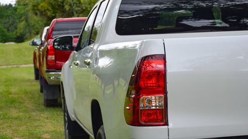 Vehículo Toyota Hilux. La Hilux es una de las camionetas pick-up más populares del mundo.