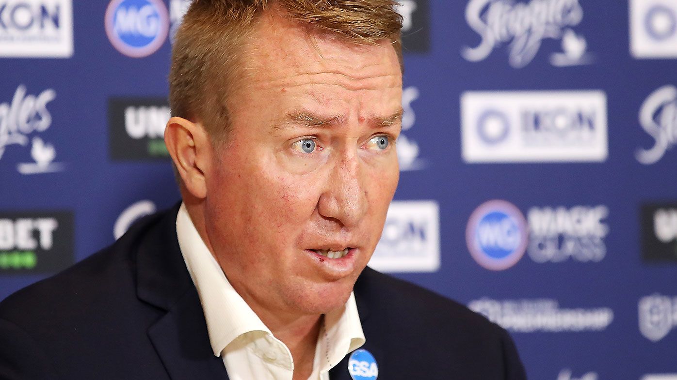 'Embarrassed' Trent Robinson cops blame for Roosters' historic Rabbitohs loss