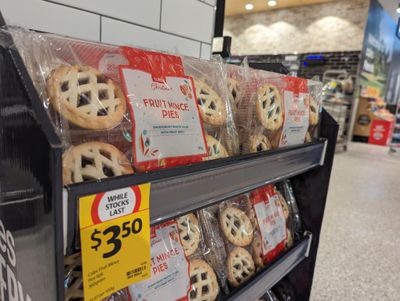 Coles Christmas mince pies on sale