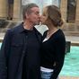 Sylvester Stallone snapped with wife at Rocky location