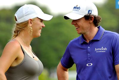 It's the first time Wozniacki has been seen with someone since splitting with McIlroy.